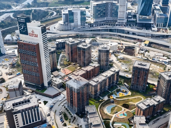 Sinpaş Finansşehir SATILIK DAİRE Villa Bahçe Dubleks 350m2 4+2