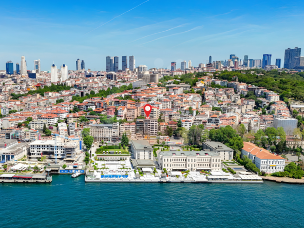 Beşiktaş Çırağan Setüstü | Boğaz Manzaralı | Yeni Bina 3+1 Lüks Satılık Daire